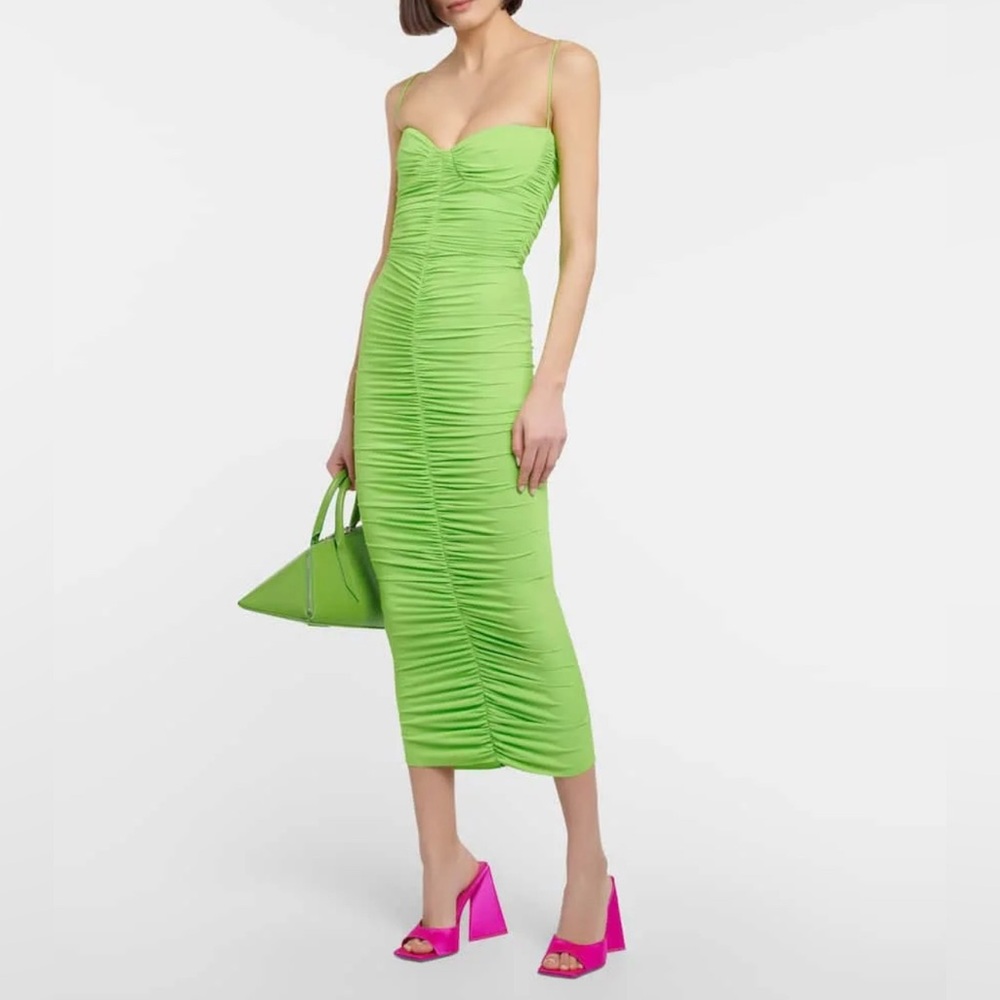 Alex Perry Everett ruched maxi dress size S | US4, UK8